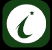 Kasikorn bank payment icon with green background